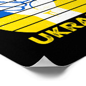 I Stand With Ukraine - Support Ukraine - Pray For Poster (Ecke)