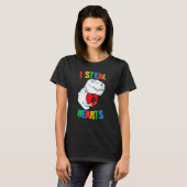 I Steal Hearts Autism Awareness Rex Valentines Day T-Shirt (Vorne ganz)