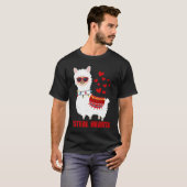 I Steal Hearts cute Llama Valentines Day T-Shirt (Vorne ganz)