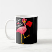I Steal Hearts Funny Flamingo Lover Valentine's Da Kaffeetasse (Links)