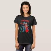 I Steal Hearts T rex Dinosaur Valentines Day Kids T-Shirt (Vorne ganz)