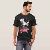 I Steal Hearts T rex Dinosaur Valentines Day Toddl T-Shirt (Vorne ganz)