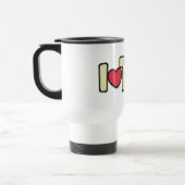 I stechen Liebe an Reisebecher (Links)