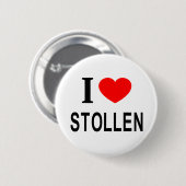 I ❤️ STOLLEN I LIEBE STOLLEN I HERZSTOLLEN BUTTON (Vorne & Hinten)