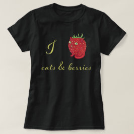 I Strawberry cat Cats & Berries T-Shirt