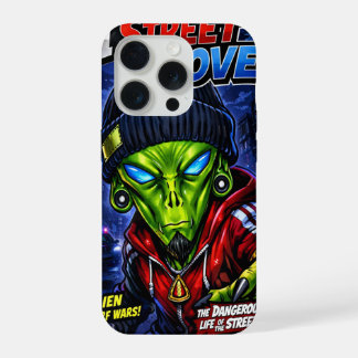 I Street Love – Urban Alien Comic Cover Art iPhone 15 Pro Hülle
