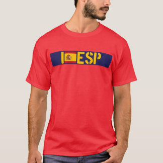 I Streifen-T-Shirt der Liebe-ESPAÑA T-Shirt