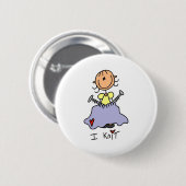 I Strick Button (Vorne & Hinten)