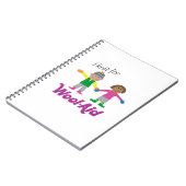 I Strick für Wolle-Hilfenotizbuch Notizblock (Linke Seite)