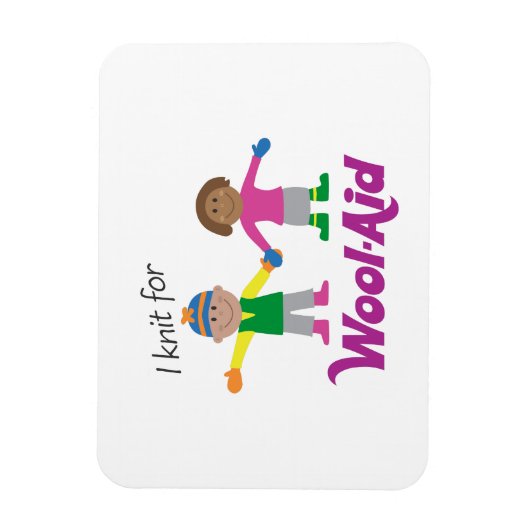 I Strick für Wool-Aid-Magnet Magnet (Vertikal)