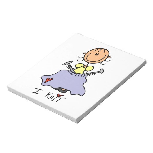 I STRICK NOTIZBLOCK (Rotiert)