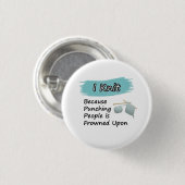 I Strick - Schaltfläche Button (Vorne & Hinten)