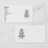 I Strick Visitenkarte (Vorne/Hinten)