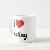 I Stricken der Liebe-(Herz) Kaffeetasse (Vorderseite Links)