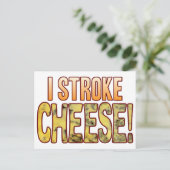 I Stroke Blue Cheese Postkarte (Stehend Vorderseite)