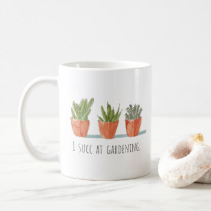 I Succ an im Garten arbeiten  Tasse