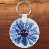 I Support Adoption Schlüsselkette Schlüsselanhänger (Vorderseite)