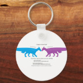 I Support Cera's Goal Keychain Schlüsselanhänger (Rückseite)