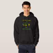 I Support Farming I'm a Protractor Funny Tractor Hoodie (Vorne ganz)