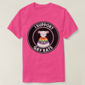 I Support Gay Rats T-Shirt (Design vorne)
