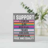 I Support Lesbian Gay Bisexual Trans Asexual Panse