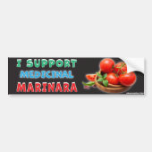 I Support Medicinal Marinara Autoaufkleber (Vorne)