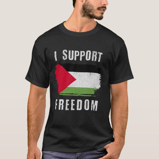 I support Palestine Freedom #gaza T-Shirt (Vorderseite)