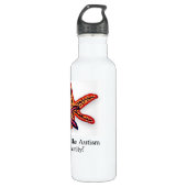 I Support The Autism Community Water Bottle Edelstahlflasche (Vorderseite)