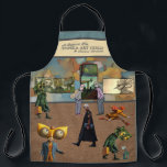 I support the Topeka Art Guild Apron Schürze<br><div class="desc">I support the Topeka Art Guild.  This is a collage of a number of images and styles.</div>