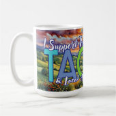 I Support the Topeka Art guild Kaffeetasse (Links)