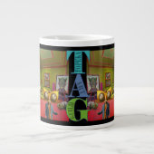 I support the Topeka Art Guild Mug Jumbo-Tasse (Vorderseite)