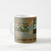 I support the Topeka Art Guild Mug Kaffeetasse (Vorderseite Links)