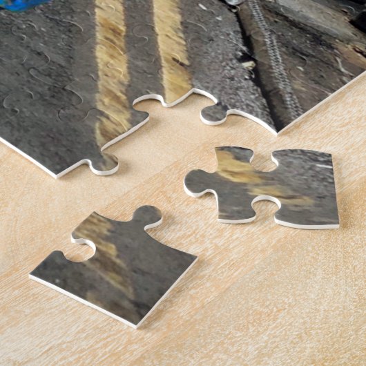 I Surved 2020 Dumpster Fire-Gedenkgeschenk Puzzle (Seite)