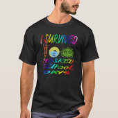 I survived 100 masked school days T-Shirt (Vorderseite)