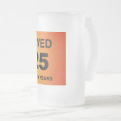 I Survived 2025  Mattglas Bierglas (VorderseiteRechts)