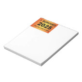 I Survived 2025  Notizblock (Rotiert)