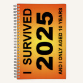 I Survived 2025 Notizblock (Vorderseite)