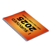 I Survived 2025 Notizblock (Rechte Seite)