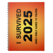 I Survived 2025 Notizblock (Vorderseite)