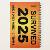 I Survived 2025 Planer (Rückseite)