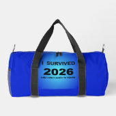 I Survived 2026 Duffle Bag (Rückseite)