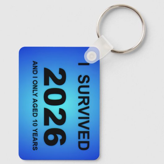 I Survived 2026 Schlüsselanhänger (Rückseite)