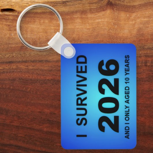 I Survived 2026 Schlüsselanhänger (Vorderseite)