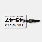 I Survived 45-47 Gepäckanhänger (Vorderseite horizontal)