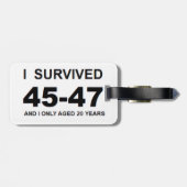 I Survived 45-47 Gepäckanhänger (Rückseite horizontal)
