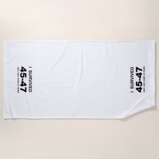 I Survived 45-47  Strandtuch