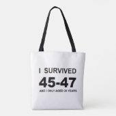 I Survived 45-47 Tasche (Rückseite)