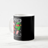 I Survived 67 Day Of School Funny 67 Xmas Santa El Kaffeetasse (Vorderseite Links)
