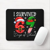I Survived 67 Day Of School Funny 67 Xmas Santa El Mousepad (Mit Mouse)