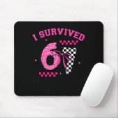 I Survived 67 Days Leopard Checkered 67 Kindergart Mousepad (Mit Mouse)